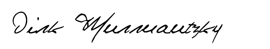 Dirk's signature