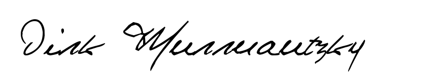 Signatur von Dirk